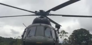 Helicóptero militar se accidentó tras despegar de Cali