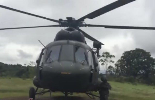 Helicóptero militar se accidentó tras despegar de Cali