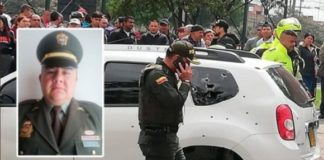 Atentado contra patrulla de Policía en Bogotá