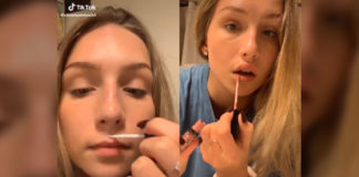 ¡De no creer! El peligroso reto viral de pegarse los labios