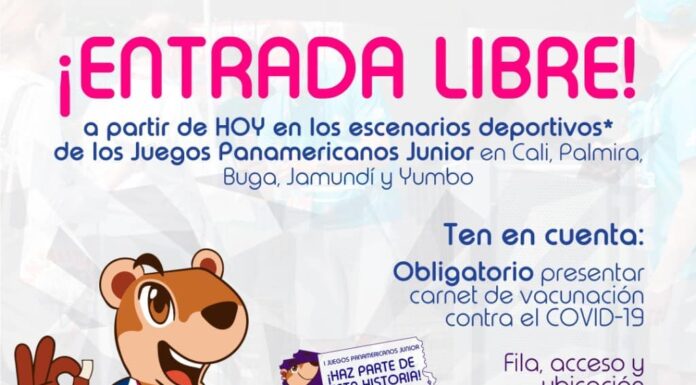 ENTRADA GRATUITA APARTIR DE HOY A LOS JUEGOS PANAMERICANOS JUNIOR