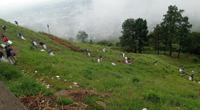 Gran jornada de limpieza en uno de los lugares mas emblemáticos de la sucursal del cielo (CRISTO REY)