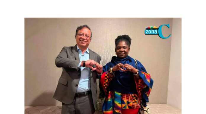 Francia Márquez se convierte en fórmula Vicepresidencial de Gustavo Petro Imagen tomada al el Colombiano