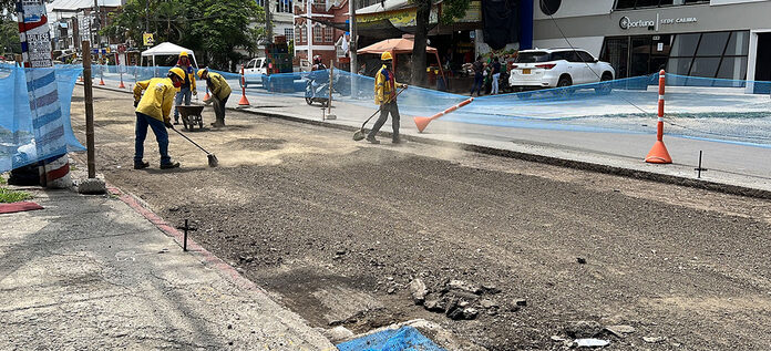 la recuperación de las vías en la comuna 9 de Cali mejorará la situación de la Red Vial