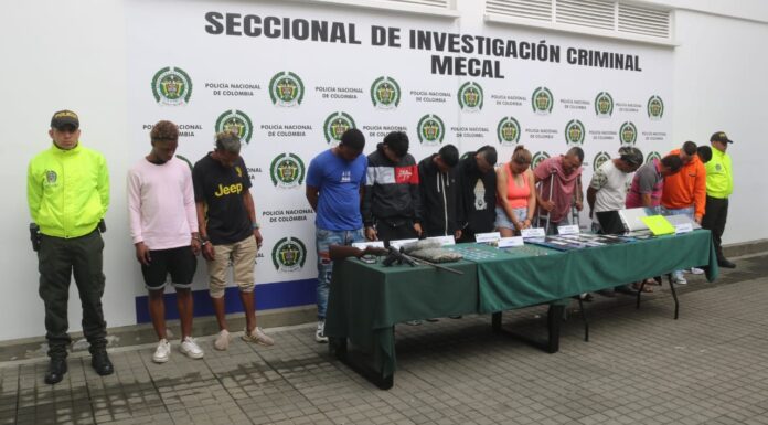 Cayó peligrosa red Los ‘Mestalla’, que se dedicaban a hurtar y receptar iPhones en Cali.