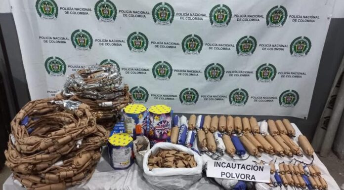 En la Cumbre fue la primera incautación de pólvora