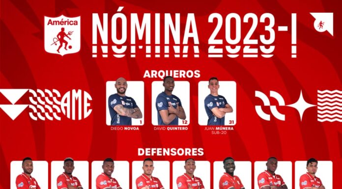 PRESENTACIÓN OFICIAL DEL EQUIPO, CUERPO TÉCNICO Y NUEVOS PATROCINADORES DEL AMÉRICA DE CALI 2023