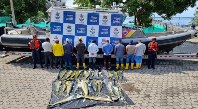 INTERCEPTADA PESCA ILEGAL EN EL PACÍFICO COLOMBIANO