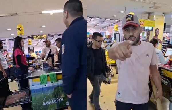 Hombre enfurecido amenazó con bate a cajera de un almacén de cadena